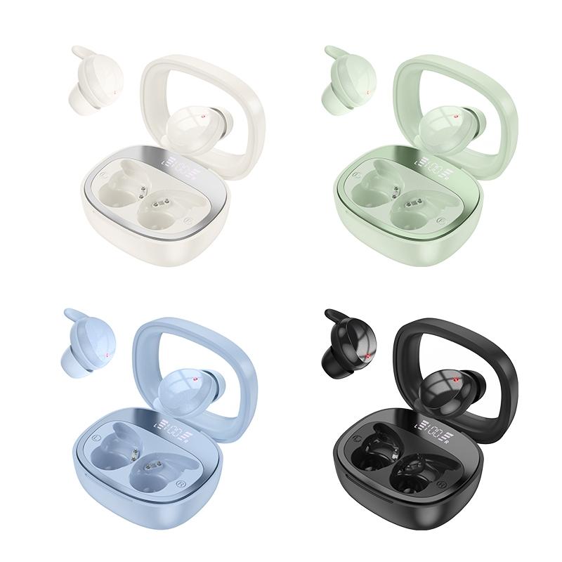 Wireless Sleep Earbuds by Hoco - True Bluetooth - Beige