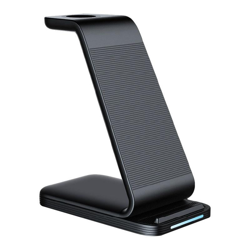 3 In 1 15W Vertical Wireless Charger - White