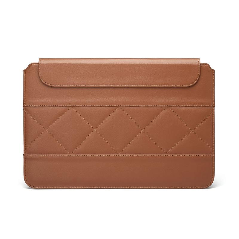 11-12 Inch Thin & Light Microfiber Leather Notebook Liner Bag for Computers - Black