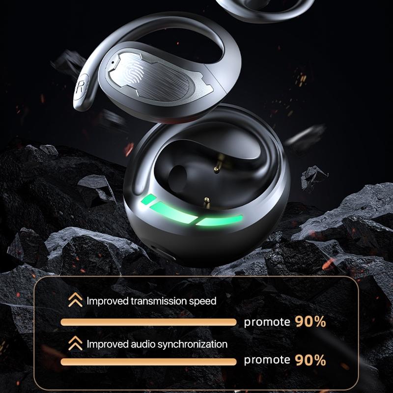 Wireless Bluetooth Earphones for Mechanical Planet - Ear-mounted - Black