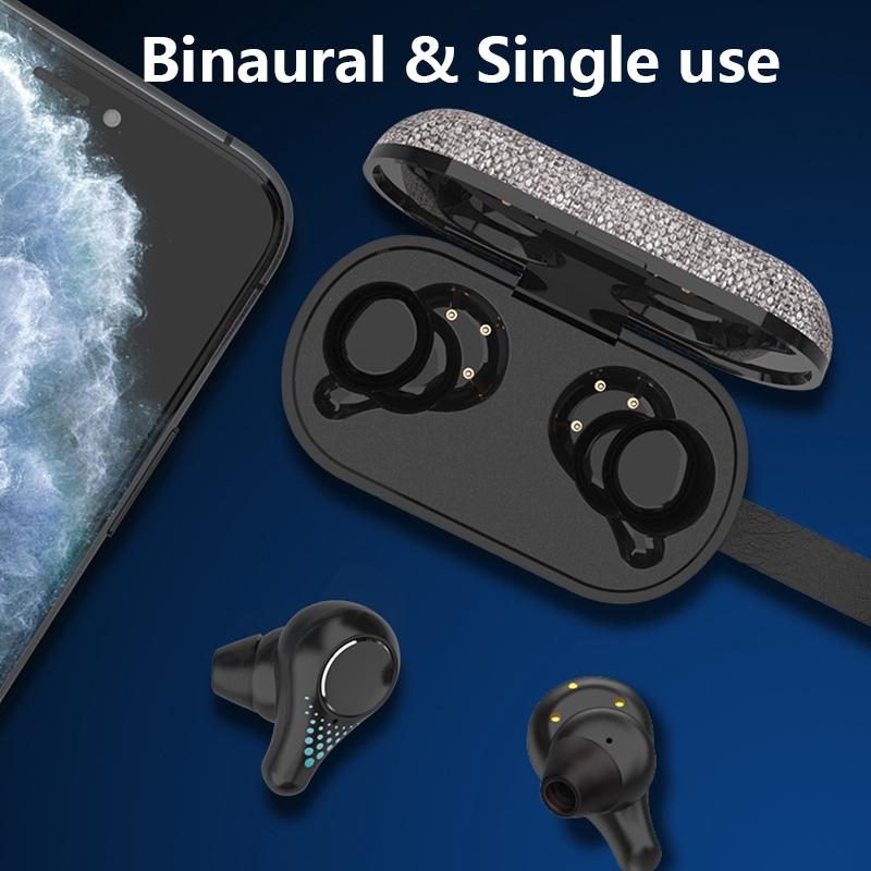 Waterproof T8 Wireless Bluetooth Earbuds with Led Display - Cloth