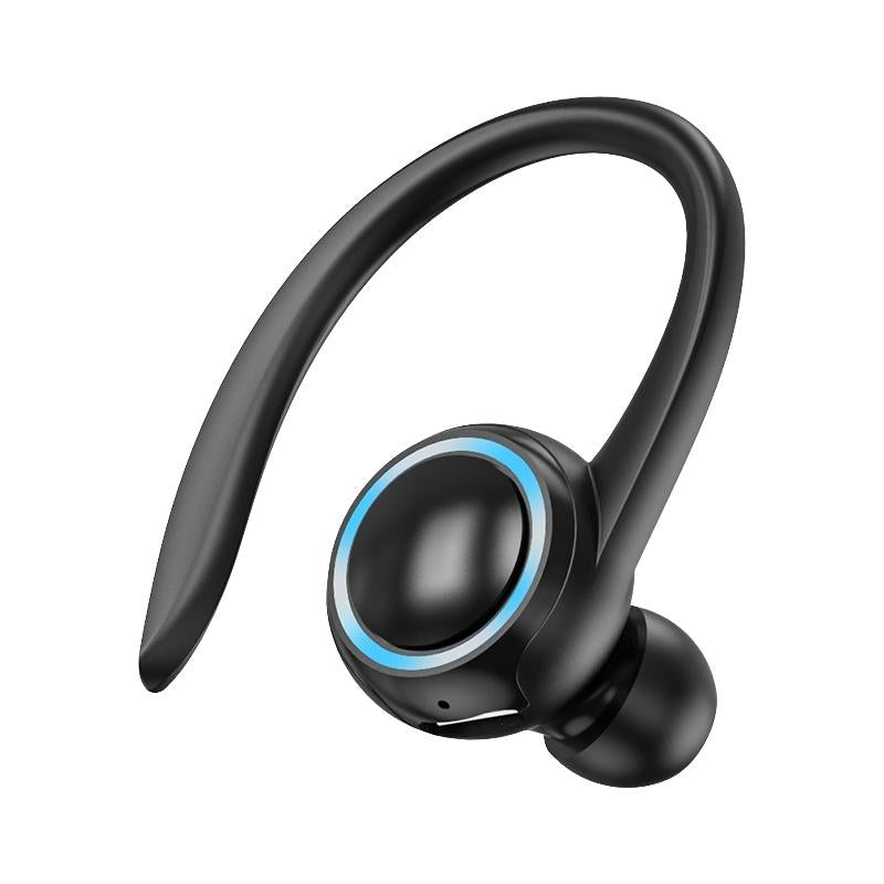 Wireless Hanging Ear Sports Earphone with True Sound - White