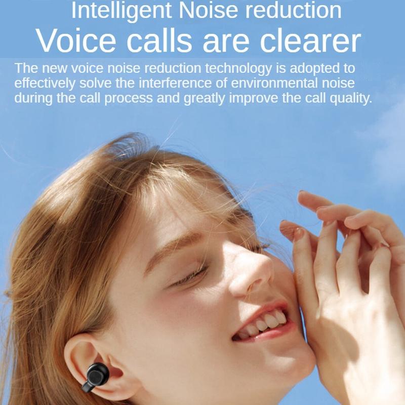 Wireless Single-ear Bluetooth 5.3 Earphone - Z28 - White Box Packag