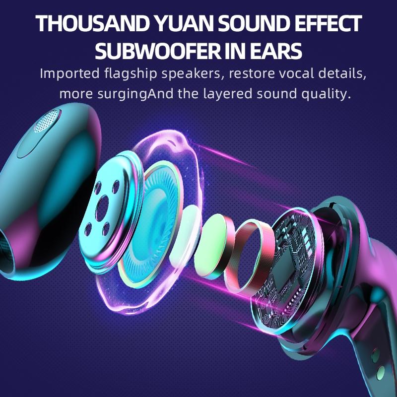 True Stereo Touch Bluetooth Earphones - G10 Tws 5.2 - Pink
