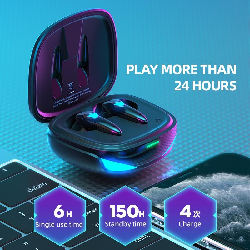 True Stereo Touch Bluetooth Earphones - G10 Tws 5.2 - Pink