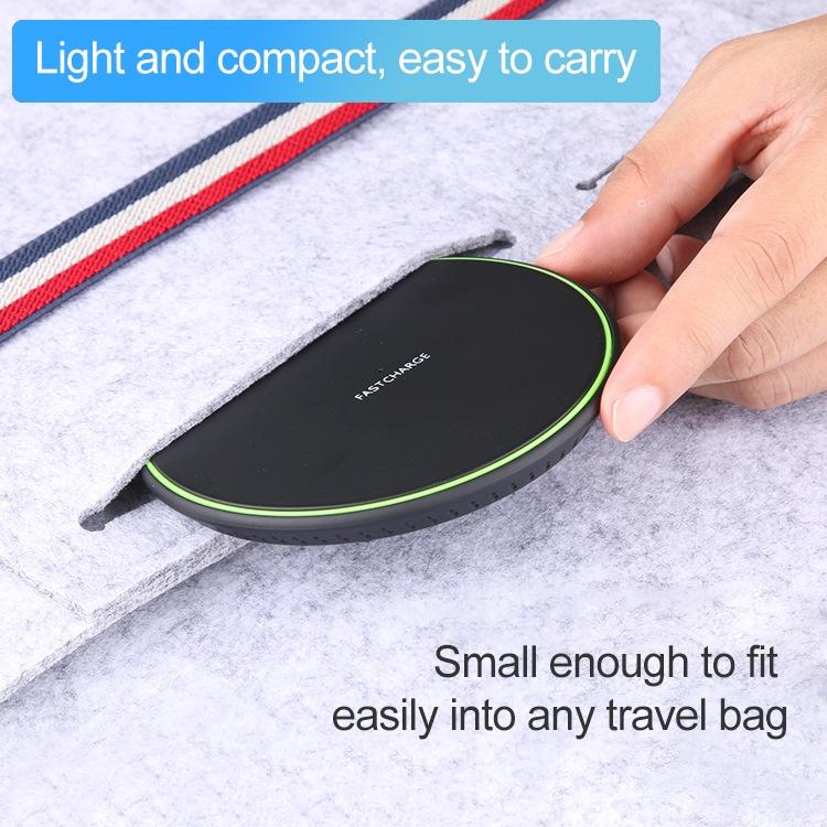 10W Ultra Thin Wireless Charger Black