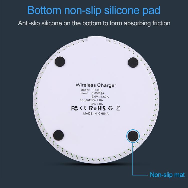 10W Ultra Thin Wireless Charger Black