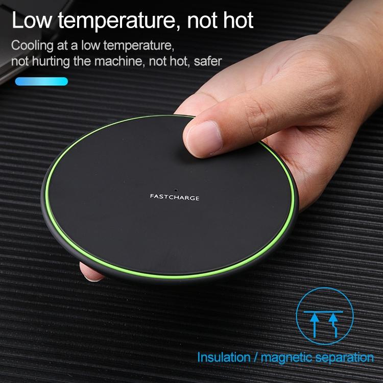10W Ultra Thin Wireless Charger Black