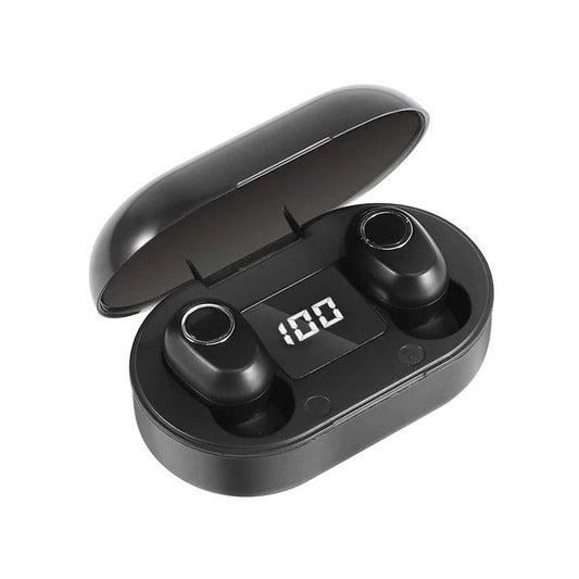 Wireless Touch Bluetooth Headset with Smart Magnetic Charging - Dt-13 - Black