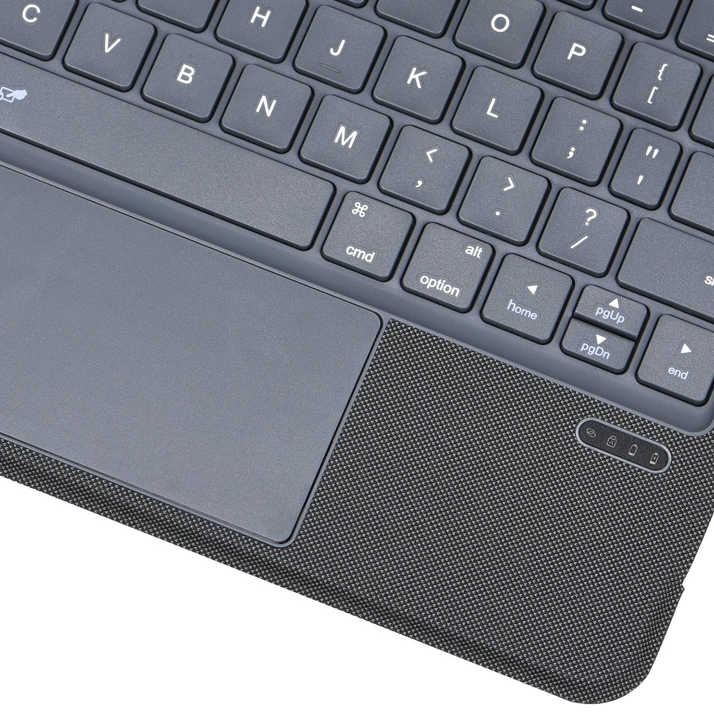 Bluetooth Keyboard Leather Case For Ipad Air / Pro 11 - Touch Pad - Black