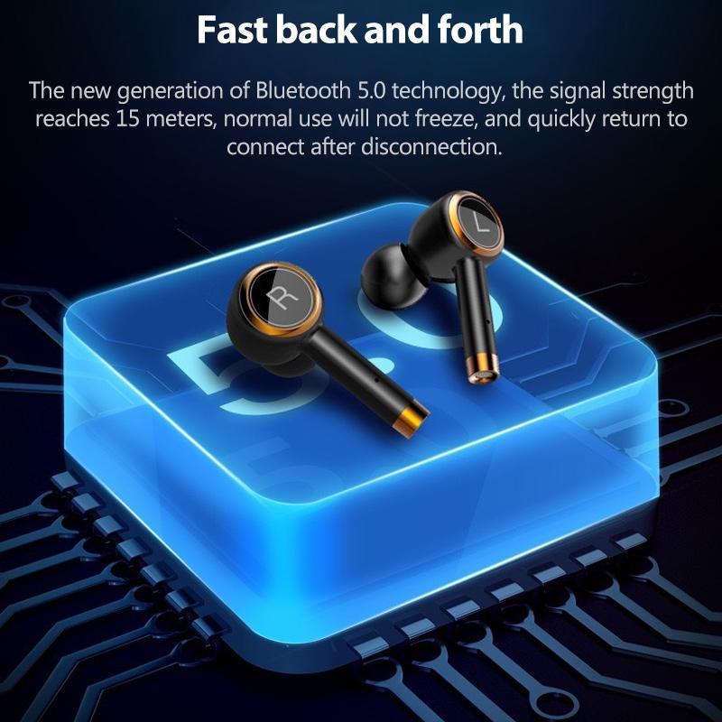 Wireless Bluetooth 5.0 Earbuds with Charging Case