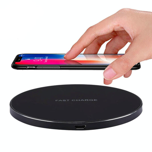 Quick Charge Wireless Charger With Led Indicator - Black