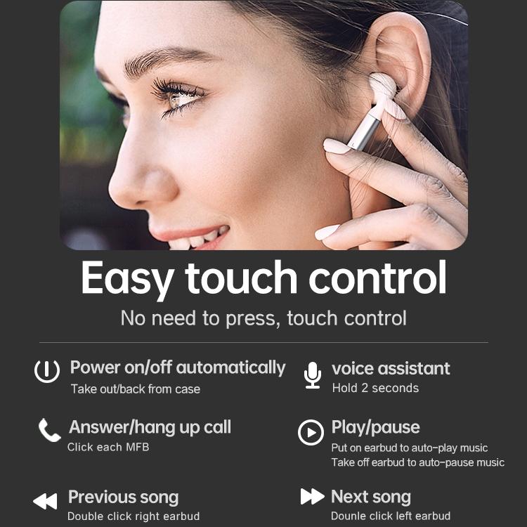 Wireless Bluetooth 5.0 Earphones - J1 Pro - Black