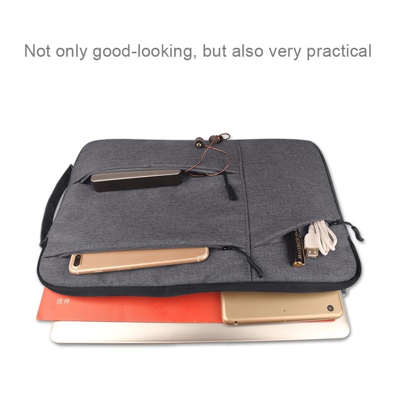 15.6 Inch Laptop Tablet Bag With Multiple Pockets - Portable And Stylish - Hc6579B 15.6 Inch Black