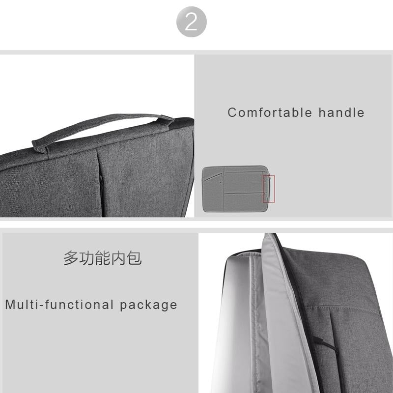 15.6 Inch Laptop Tablet Bag With Multiple Pockets - Portable And Stylish - Hc6579B 15.6 Inch Black