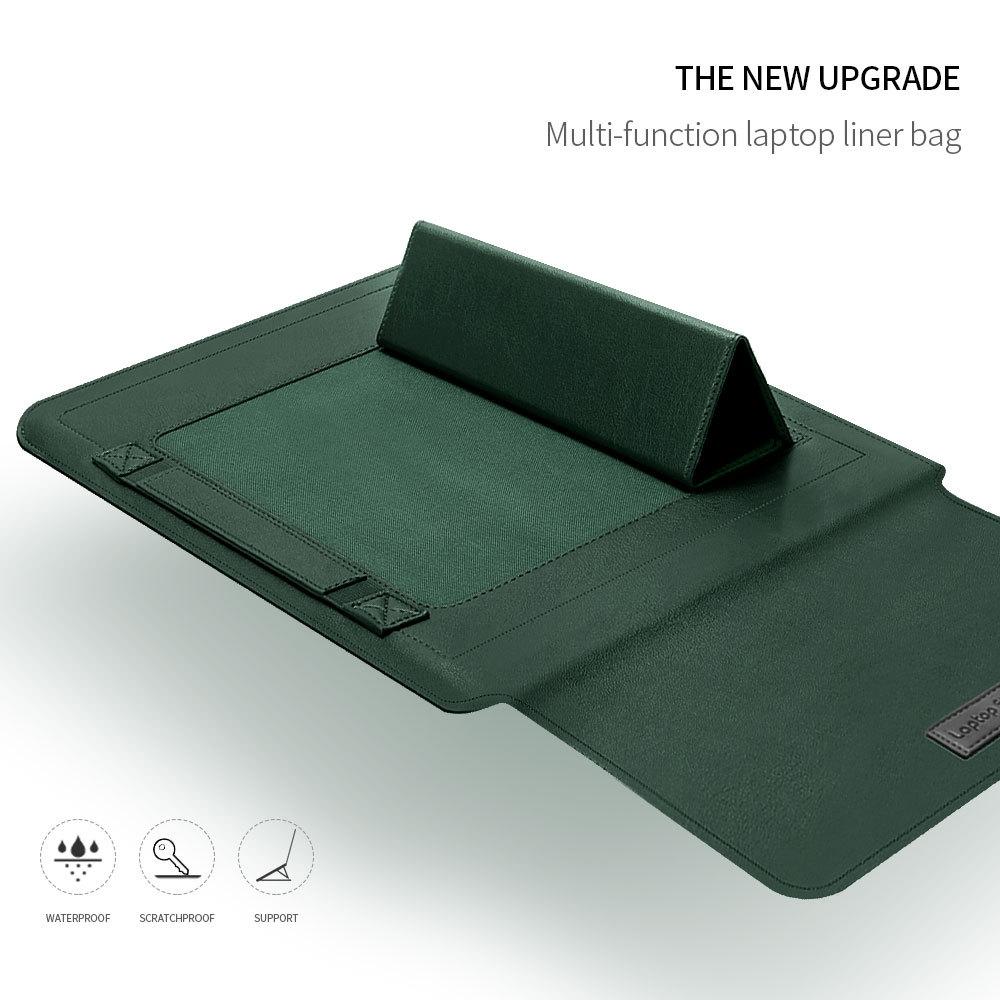 11 / 12 Inch 4-in-1 Computer Bracket Liner and Storage Bag - Brown