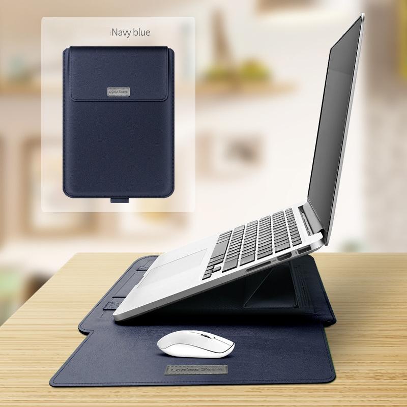 11 / 12 Inch 4-in-1 Computer Bracket Liner and Storage Bag - Brown
