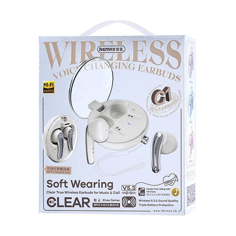Wireless In-ear Earphones with Low Delayed Bluetooth - Clearbuds C1 - Beige