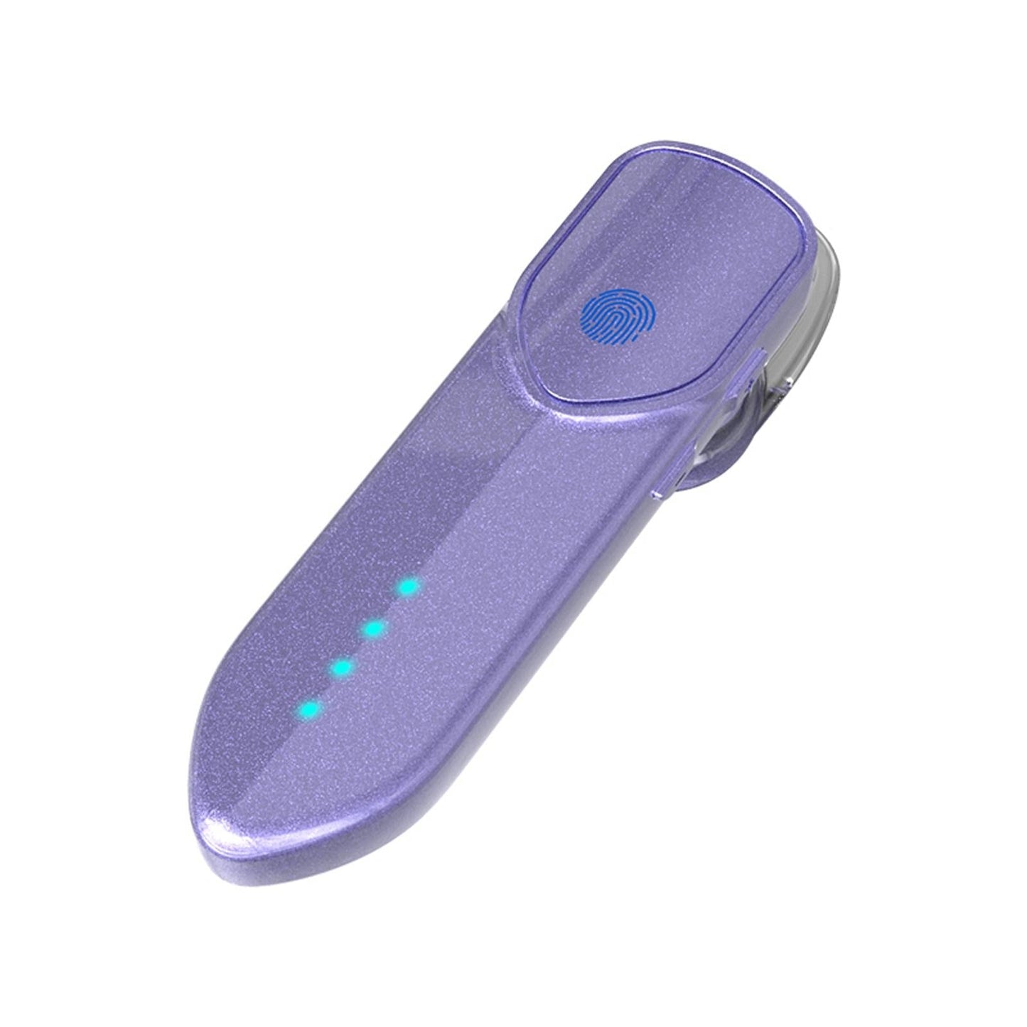 Business Style Bluetooth 5.0 Earphone with Fingerprint Touch - Blue