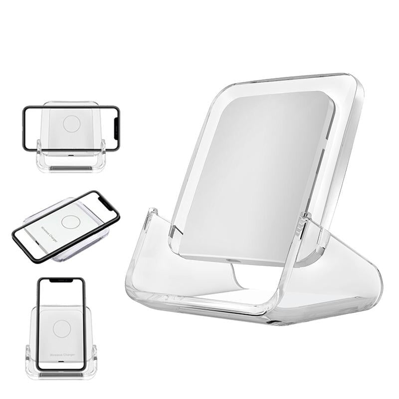10W 3 In 1 Vertical Wireless Charger - Blue