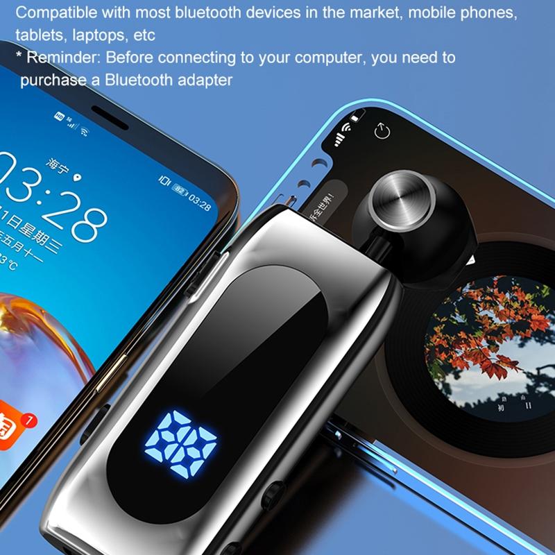 Wireless Bluetooth Earphone for Business - K55 - Silver
