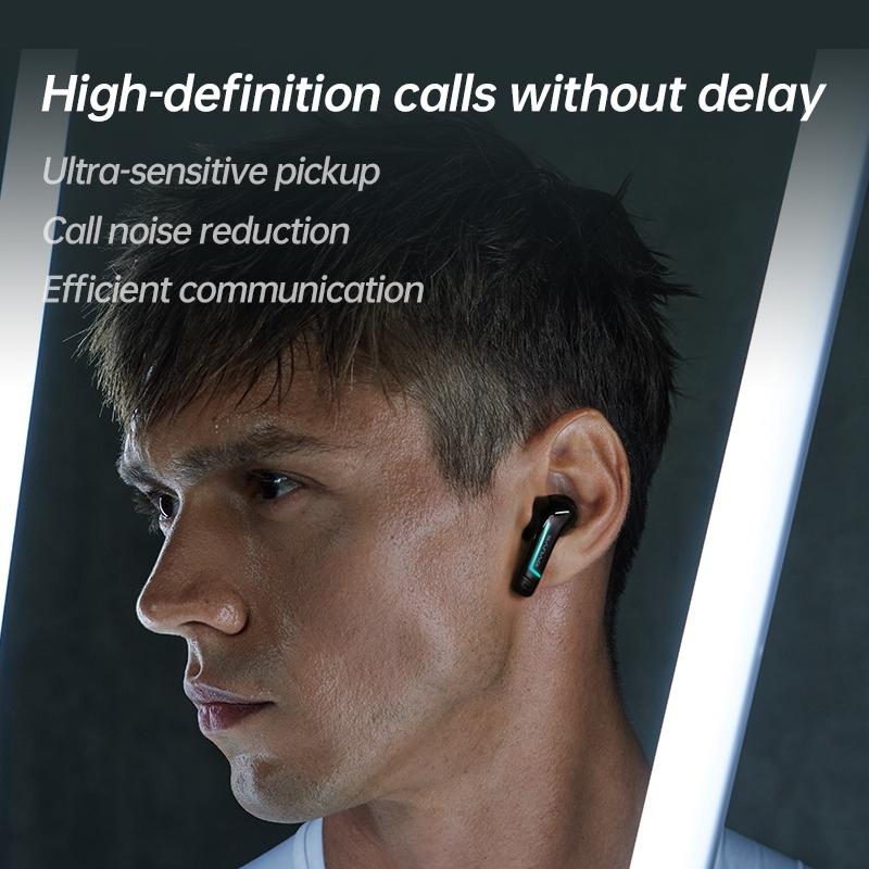 Wireless Bluetooth Game Earphones with Noise Reduction - H2s Pro - White