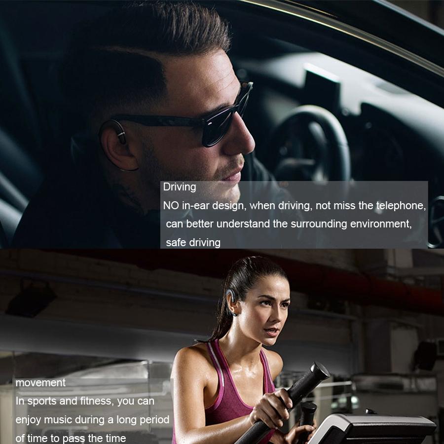 Waterproof Wireless Earphone with Mic for Android / Iphone - Silver