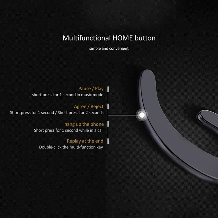 Waterproof Wireless Earphone with Mic for Android / Iphone - Silver