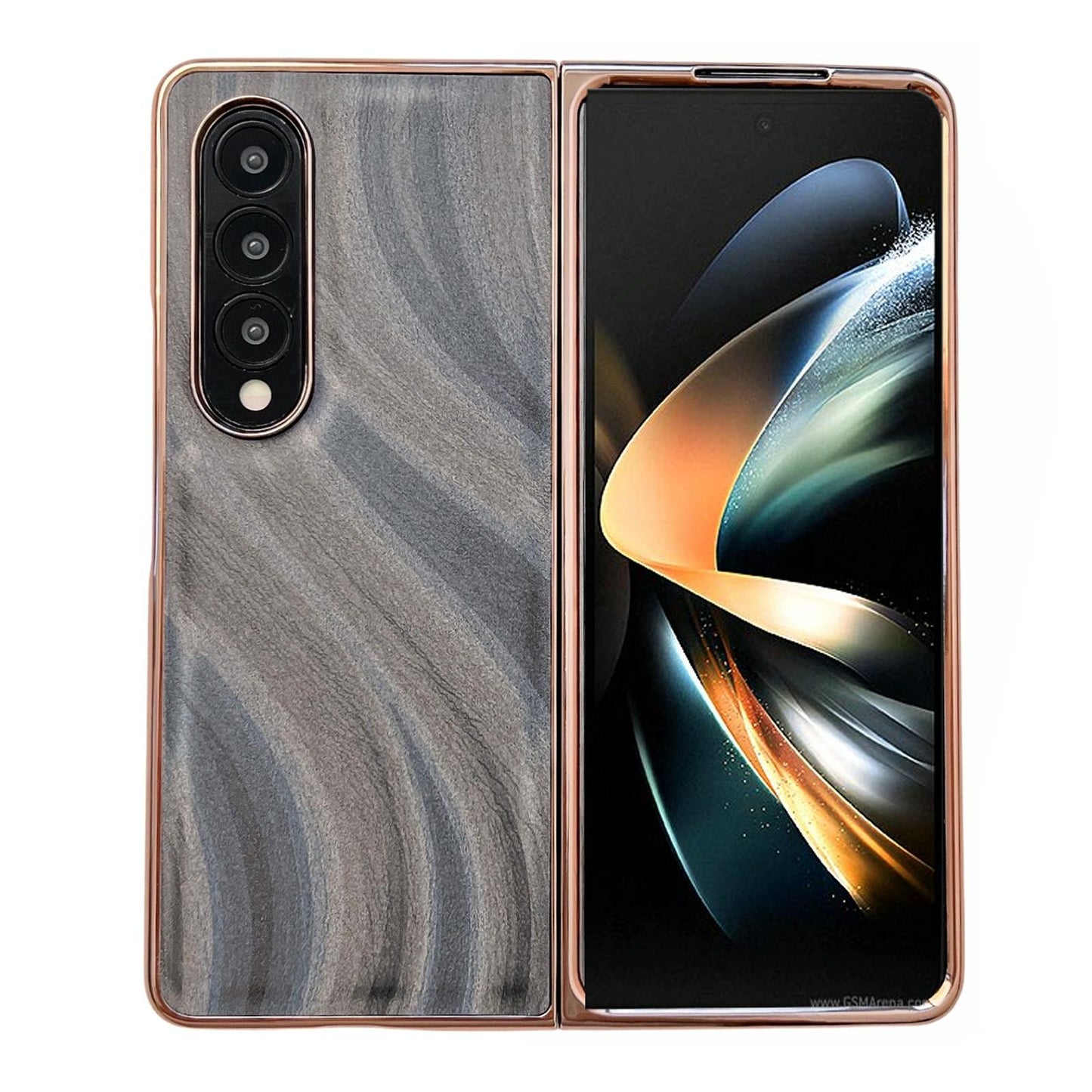 For Samsung Galaxy Z Fold4 5G Nano Electroplating Case - Black