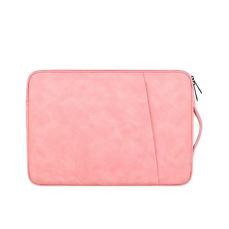 14.1-15.4 Inch Sheepskin Notebook Inner Bag Options - Cowhide Yellow