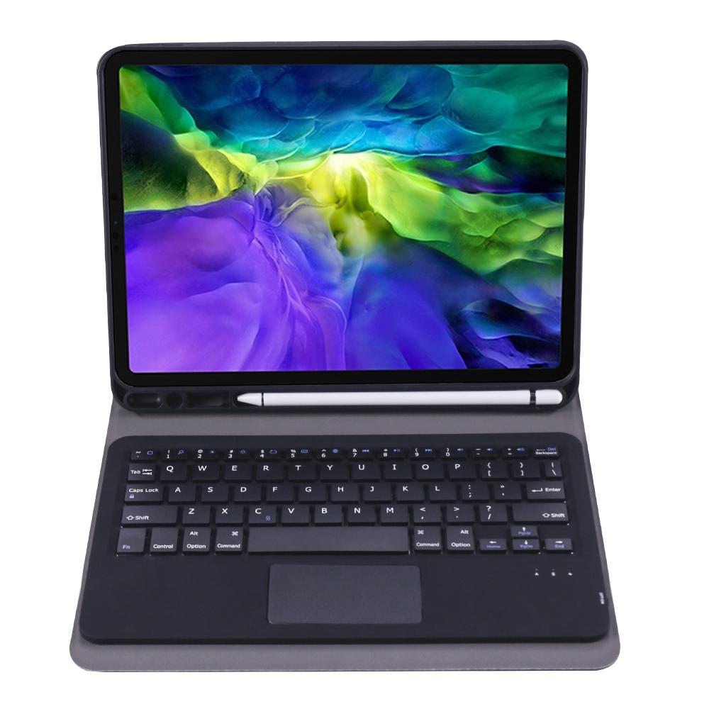 Detachable Bluetooth Keyboard Tablet Case For Ipad Pro 11 With Touchpad & Pen Slot - Dark Blue