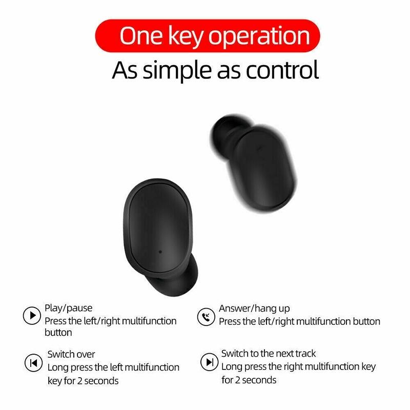 Wireless Bluetooth Earphones with E6s Led Display - Tws - Green
