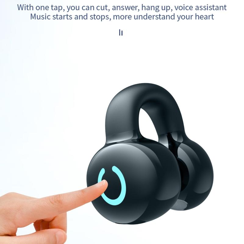 Wireless Bone Conduction Earphone - Single Ear Clamp Design - Skin Colour