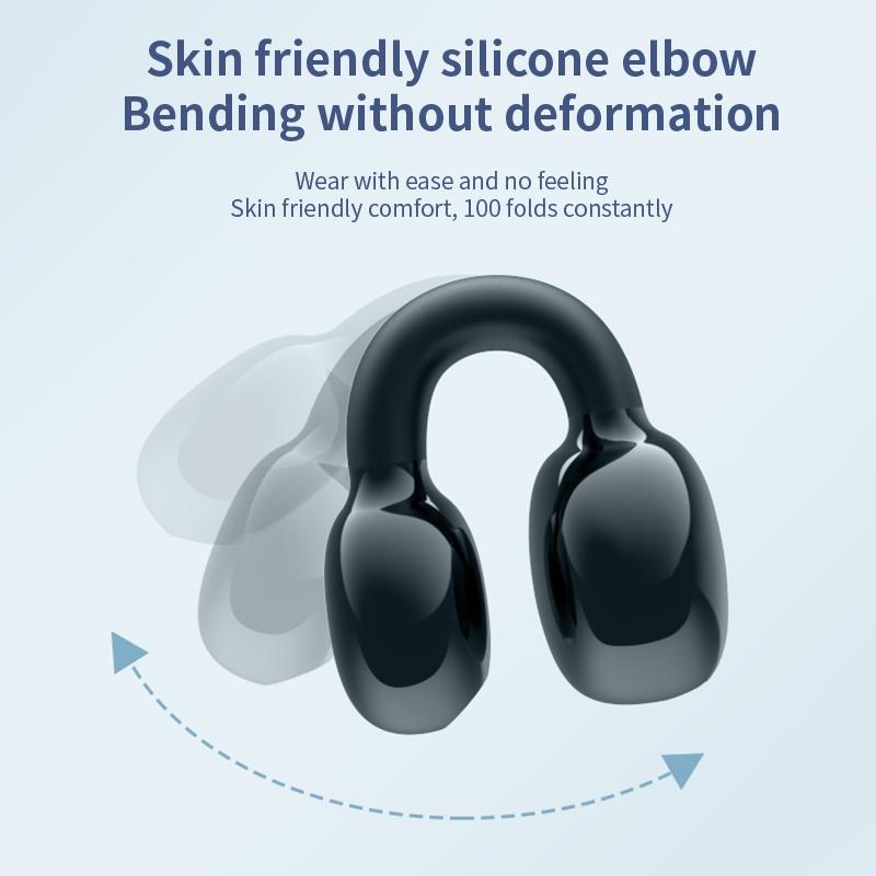Wireless Bone Conduction Earphone - Single Ear Clamp Design - Skin Colour