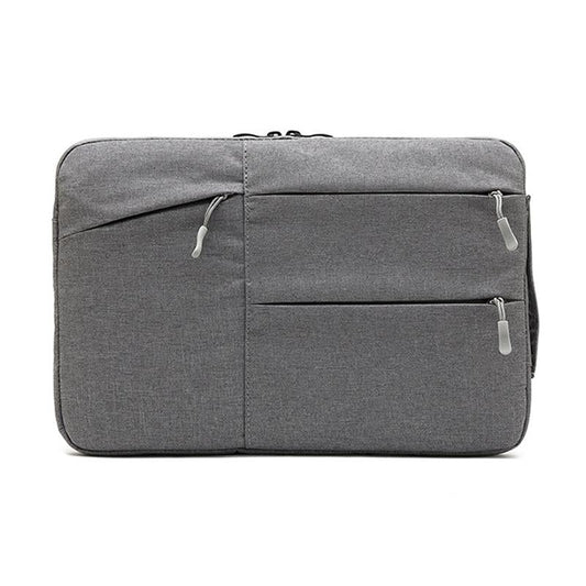 13.3 Inch Business Laptop Liner Bag - Polyester Zipper Closure - Dark Gray