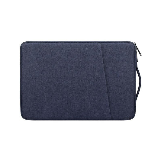 15.4 Inch Laptop Felt Sleeve Protective Case Carrying Bag - Navy Blue