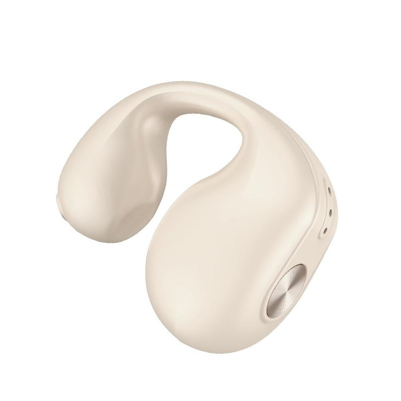 Mini Bone Conduction Bluetooth Earphone for Running and Sports - Pink