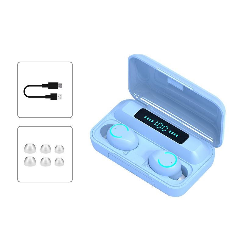 Wireless Noise-cancelling Earbuds with Charging Case - Pink
