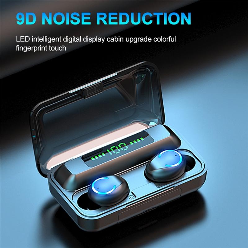 Wireless Noise-cancelling Earbuds with Charging Case - Pink