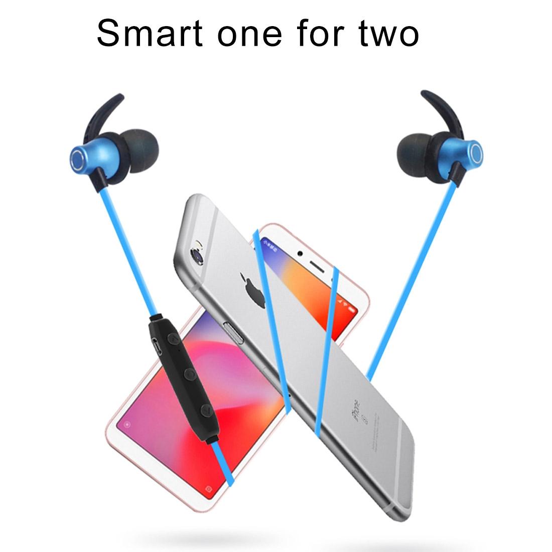 Waterproof X5 Sports Bluetooth Earbuds with Magnetic Design - Green