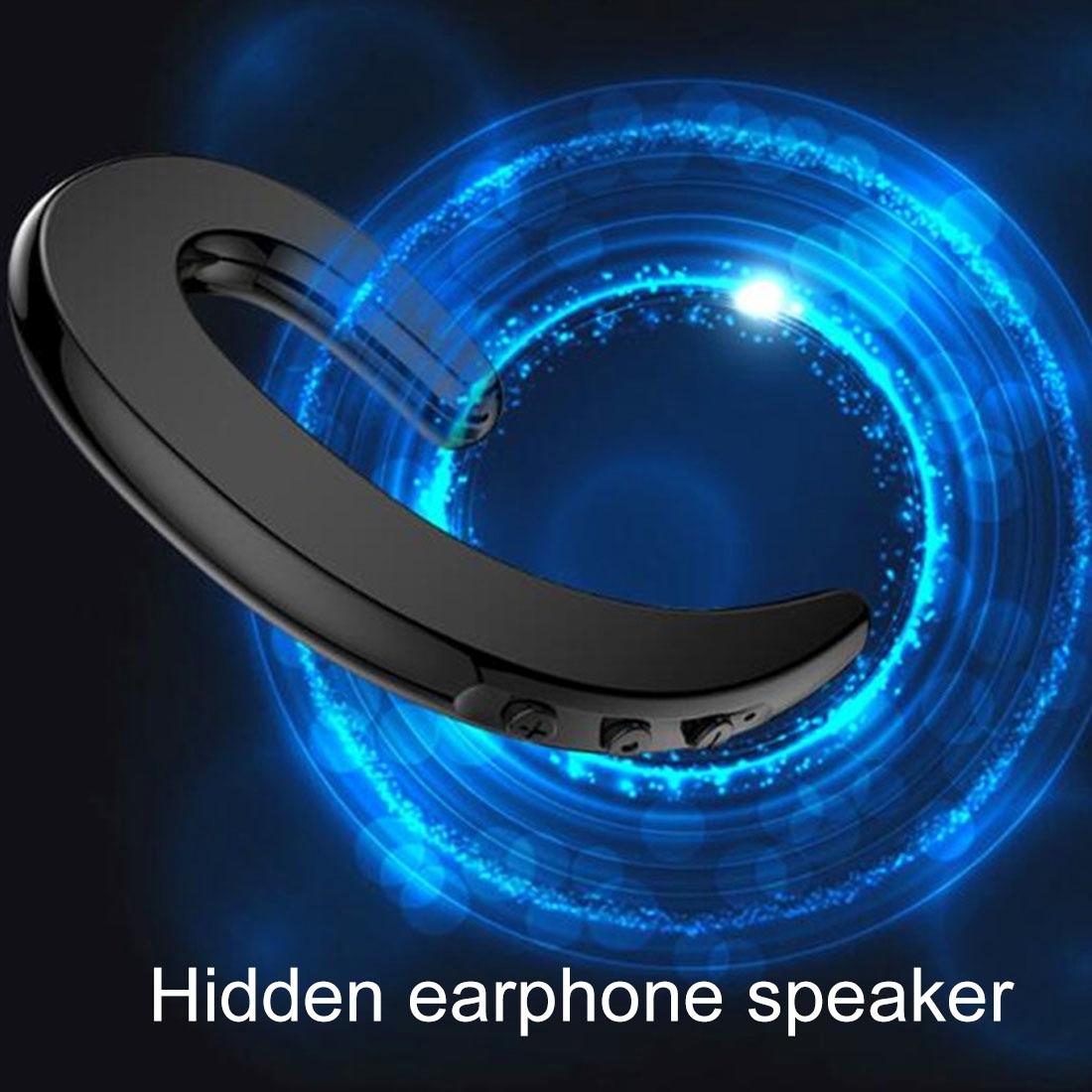 Bluetooth Bone Conduction Sports Earphones with Earhook - V4.1 - Rose Gold