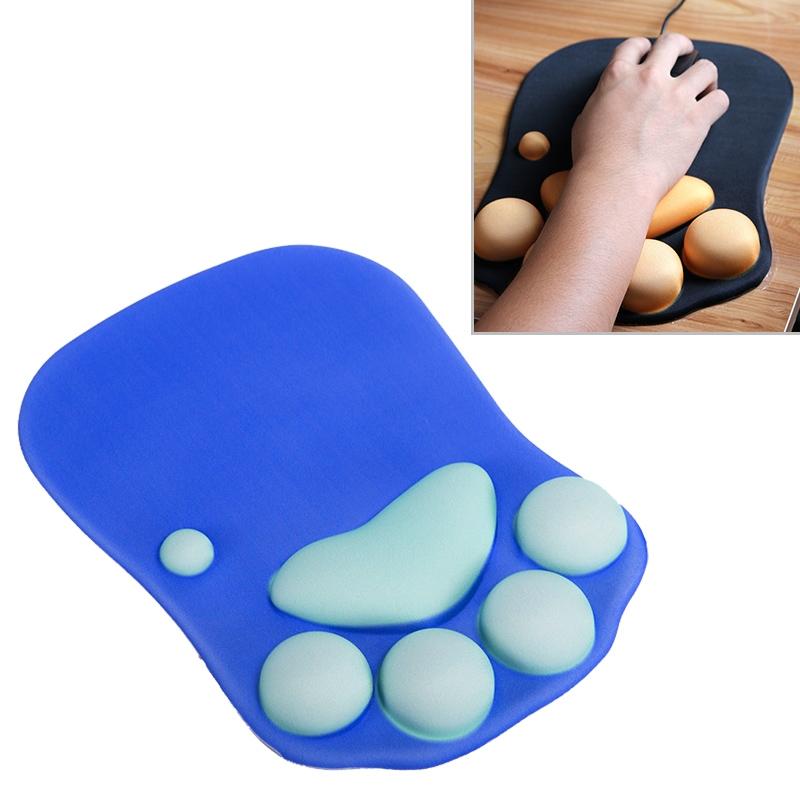 Soft Non Slip Cat Claw Mouse Pad - Grey