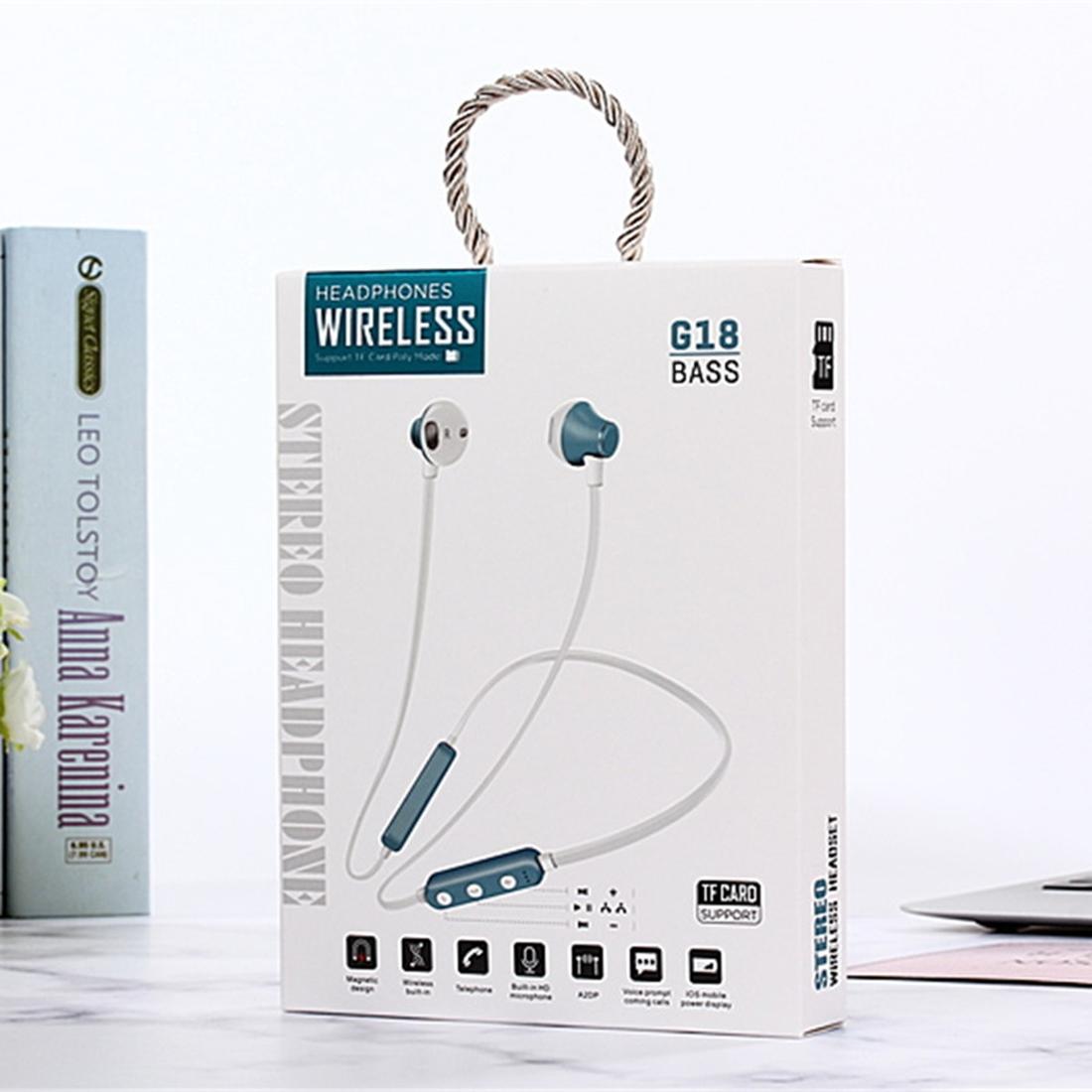 Sport Wireless Bluetooth 5.0 Earphones - Mg-g18 4.2 - Black Grey