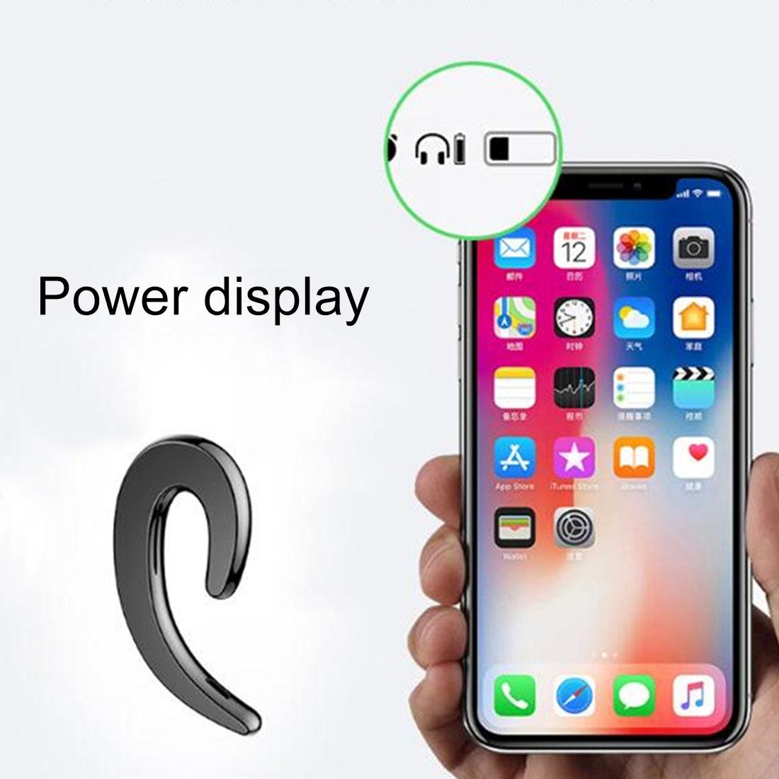 Bluetooth Bone Conduction Sports Earphones with Earhook - V4.1 - Gold