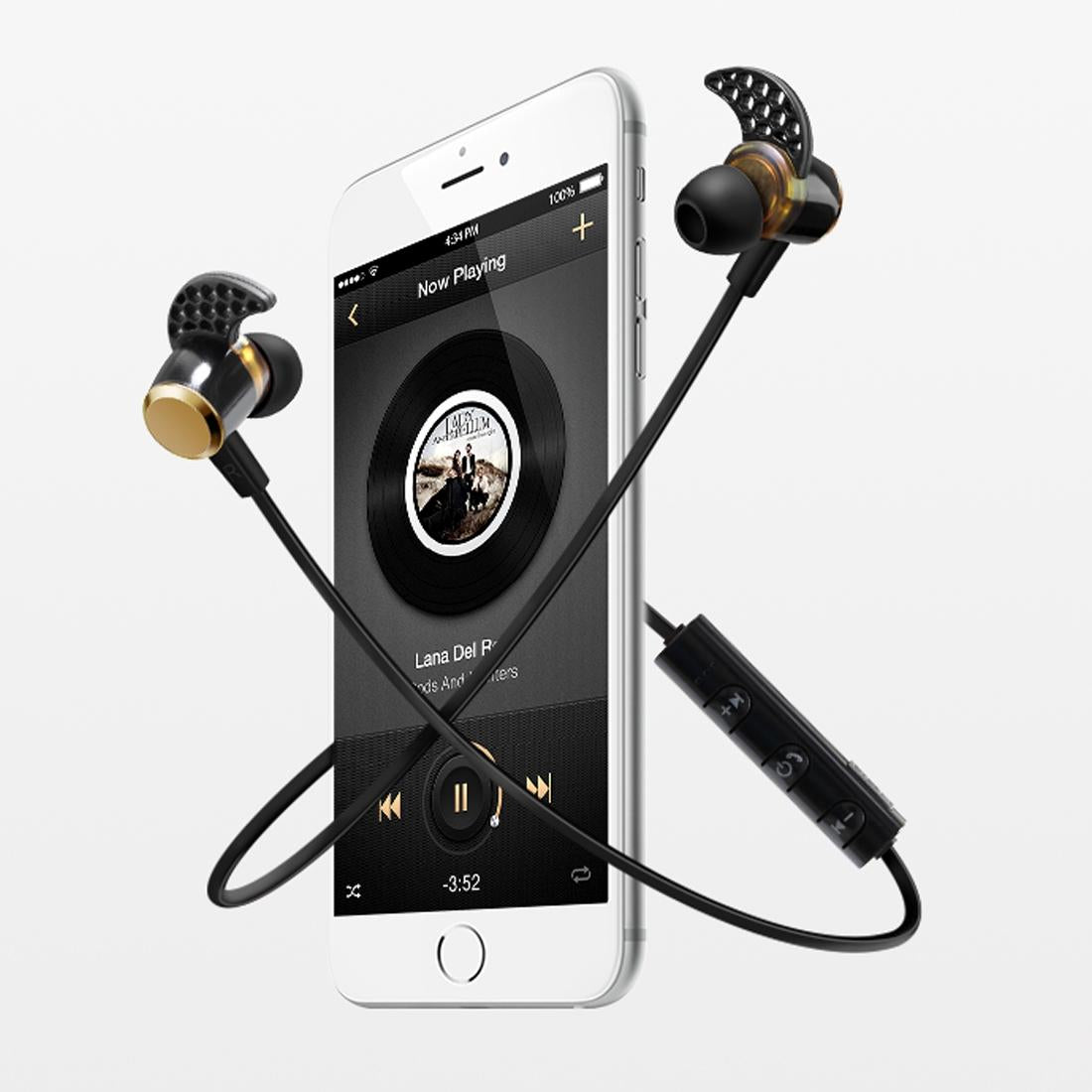 Wireless In-ear Earphones with Mic - Kin-88 - Blue