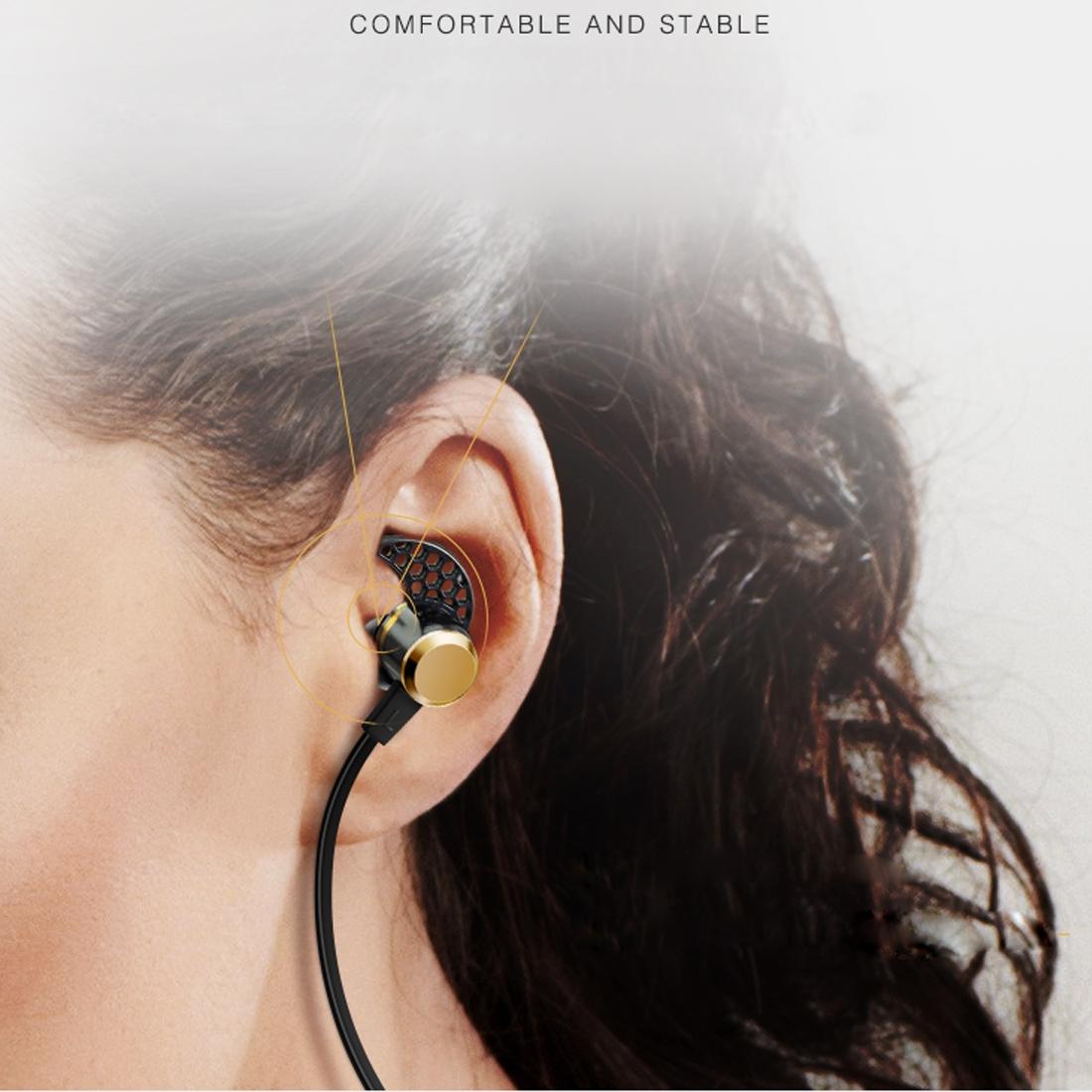 Wireless In-ear Earphones with Mic - Kin-88 - Magenta