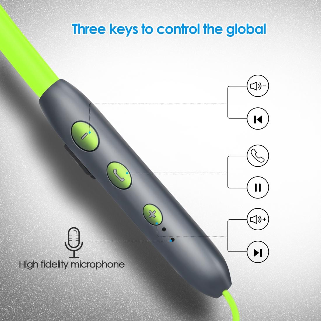 Wireless Bluetooth Earphones with High-fidelity Mic - 5.0 - Red