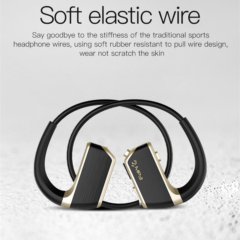 Wireless Sports Bluetooth Earphones - Binaural Hanging Type 5.0 - Silver