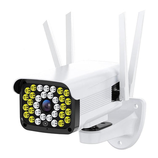 Hd Outdoor Surveillance Camera With Voice Intercom Night Vision Human Detection Tf Card Wifi Ptz Rotation