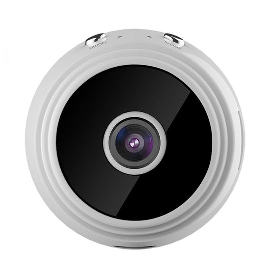Wireless 1080P Camera With Night Vision & Motion Detection Tf Card & Bluetooth - White